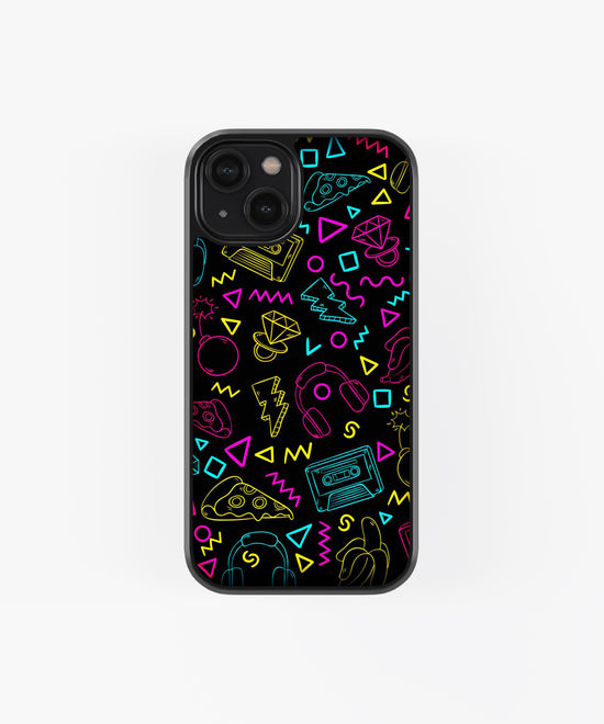 Retro Party Collection Glass phone Case