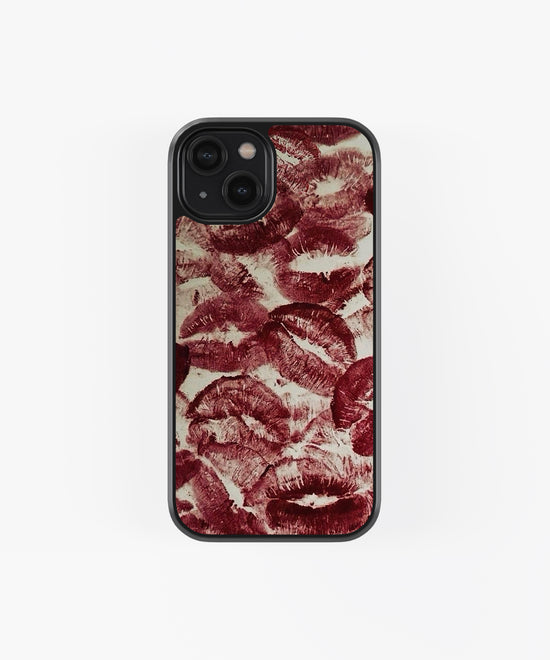 Red Theme Glass Phone case