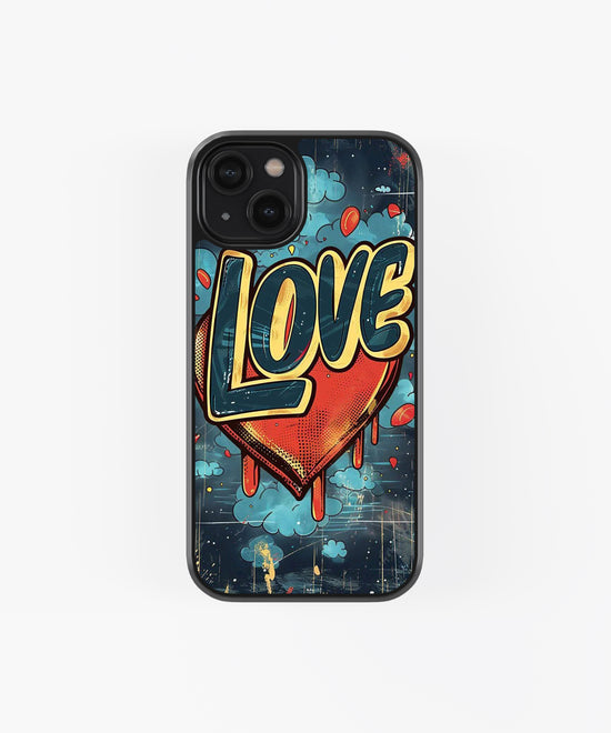Love Theme Glass Phone case