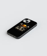 StayCase black one piece anime phone case featuring the iconic straw hat skull design