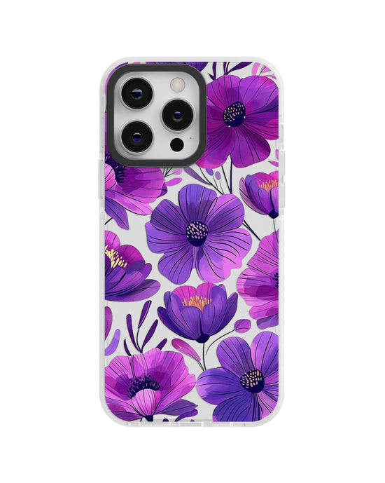 Floral BAckground Clear silicone phone case