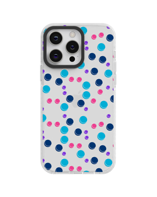 💎 Premium Silicone Phone Case – Playful Polka Design