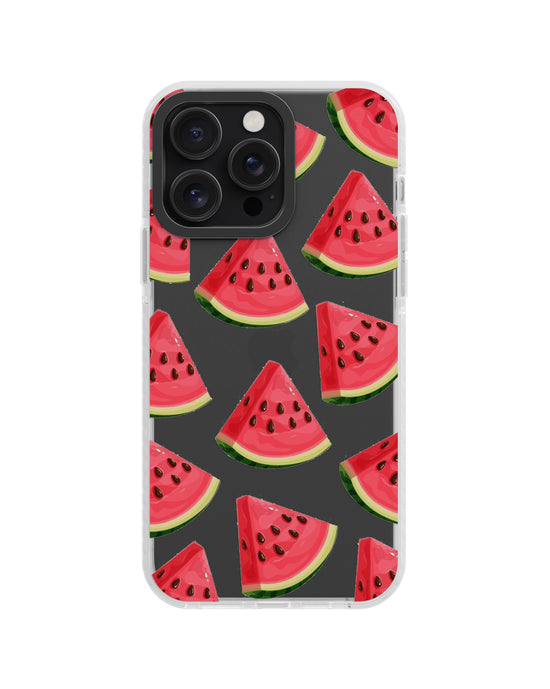 watermelon aesthetic theme clear silicone phone case