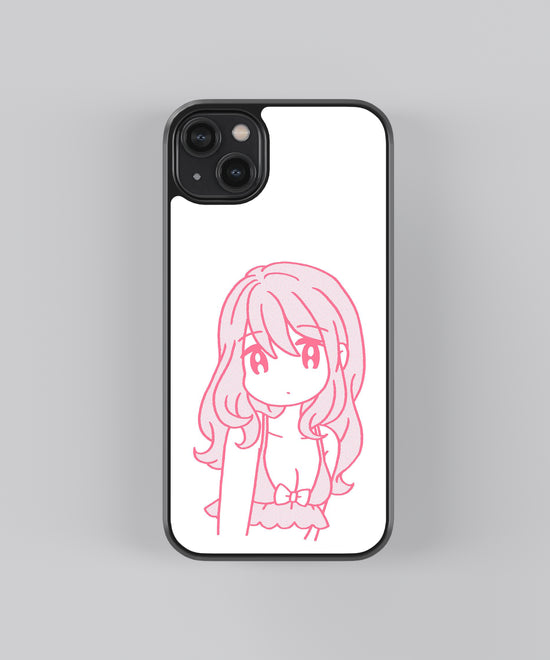 💖 Blush Anime Dream Glass phone Case