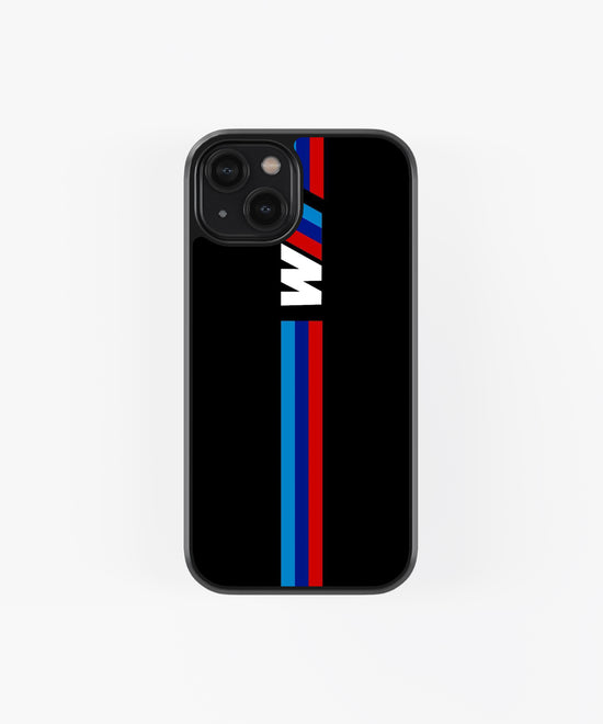 BMW Logo wallpaper glass phone case