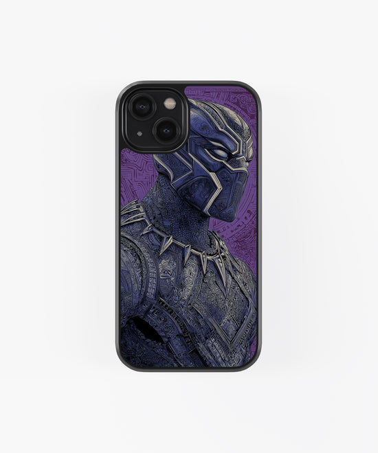 Panther Warrior Art Glossy Phone Case – Premium Dark Hero Aesthetic Mobile Cover
