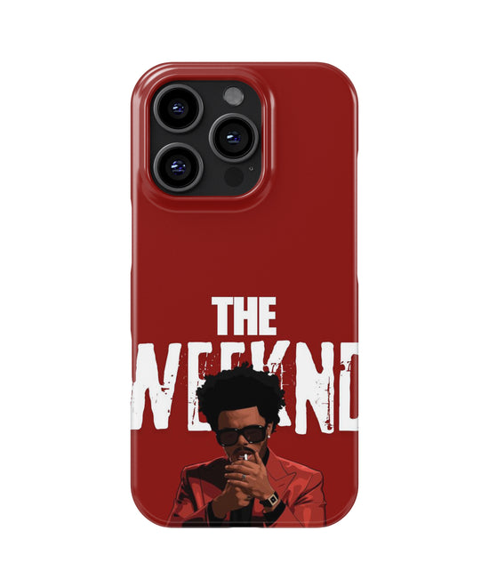 "After Hours Icon" Snap Phone Case - The Weeknd Red Suit Pop Art Vector