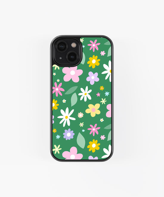 Fresh Garden Floral Glossy Phone Case – Premium Cute Nature Aesthetic Mobile Cover