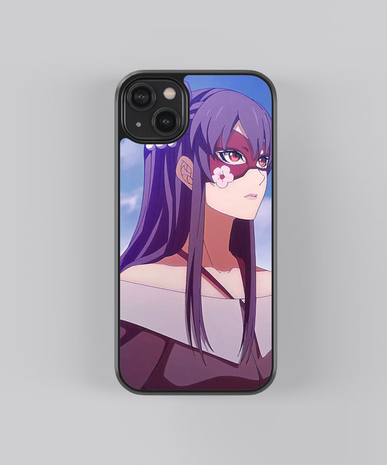 💜 Mystic Violet Anime Glass phone Case