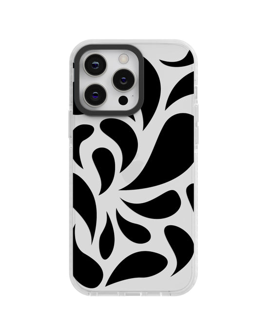 🖤 Premium Silicone Phone Case – Abstract Swirl Aesthetic