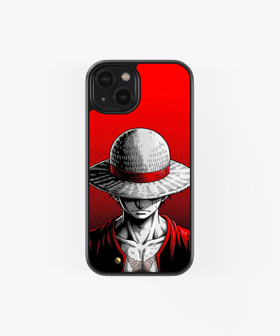 Luffy Monkey Glass phone case