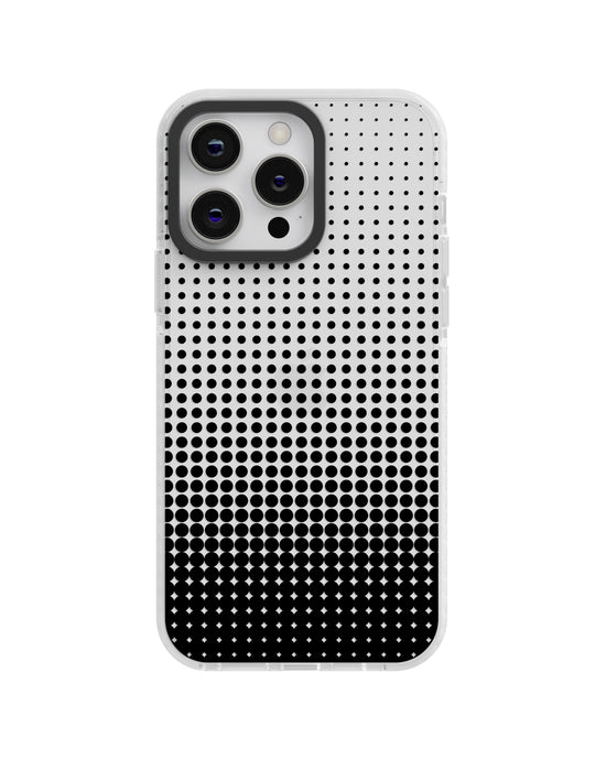 🖤 Premium Silicone Phone Case – Dotted Gradient Minimalism