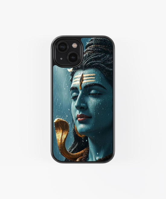 Lord Shiva devotional Glass Phone Case