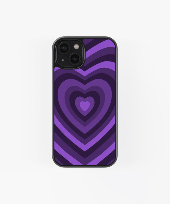 ✨  [Color] Concentric Heart Tunnel Glass Phone Case