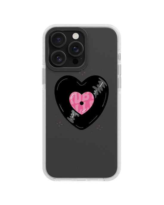 VSCO Girl Heart Shaped Vinyl Sticker clear silicone phone case