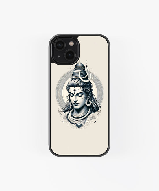 shiv ji devotional Glass Phone case