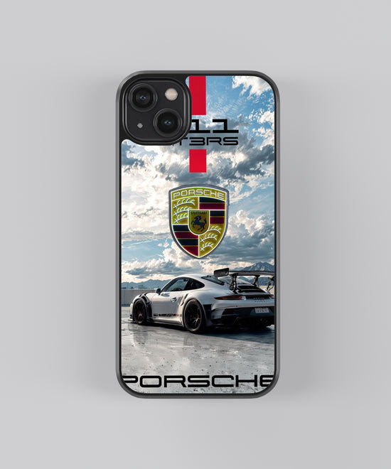 Luxury Track Racer Glass Phone Case – Premium Sports Car Edition 🚗🔥