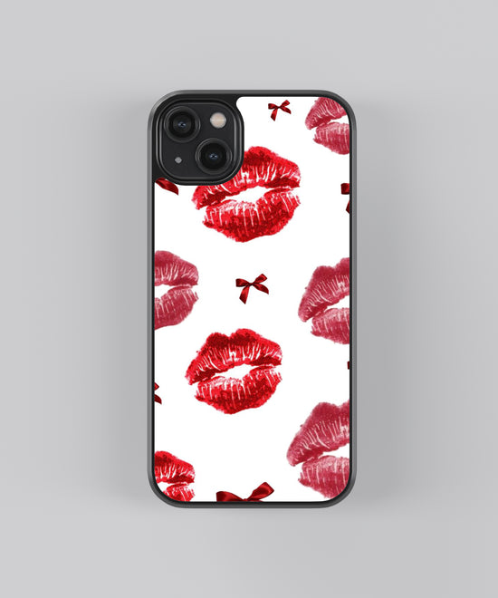 💋 Kiss Me Couture™ – Premium Tempered Glass Phone Case