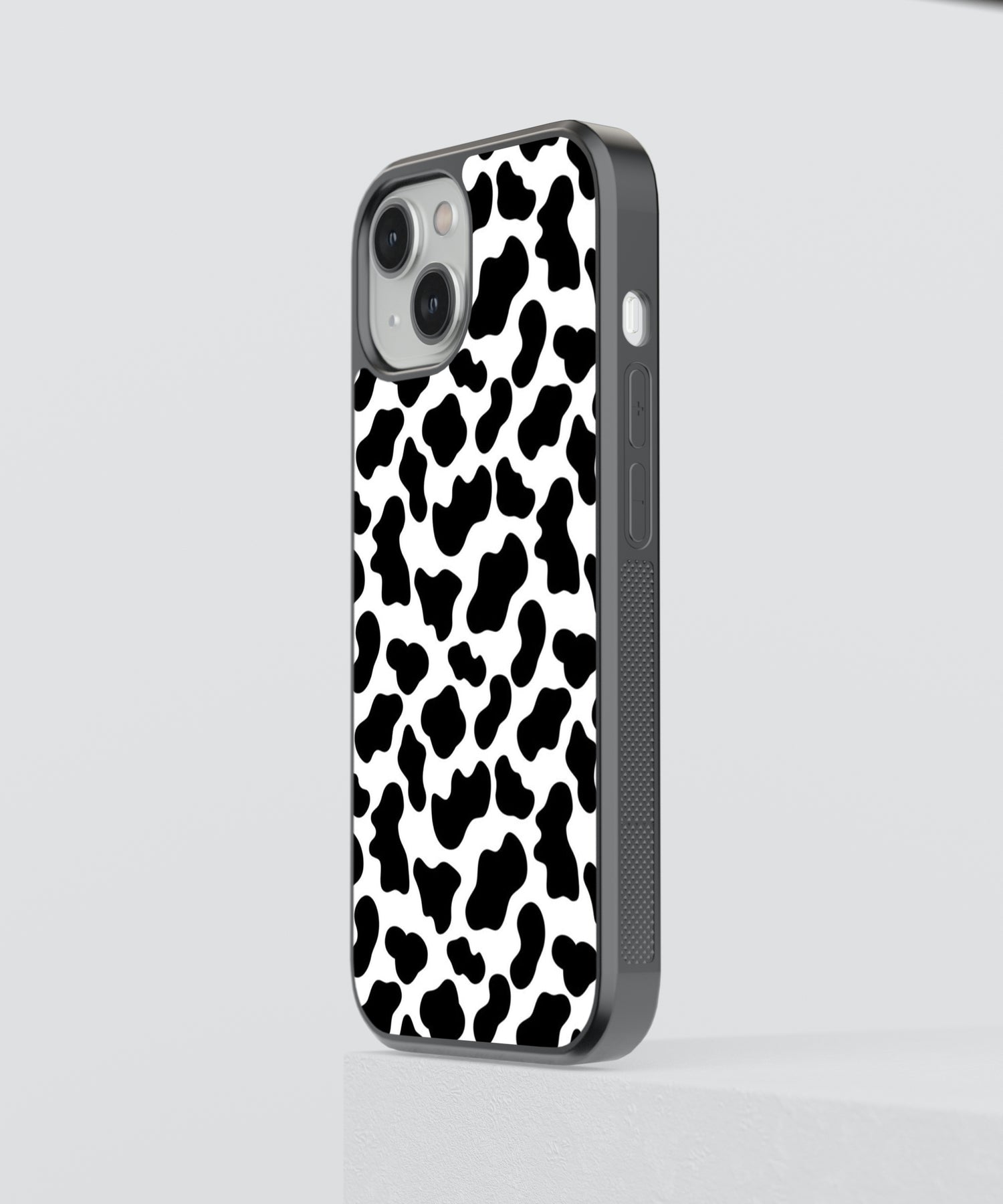 Black and white animal print iPhone case with sleek protective design for My Store