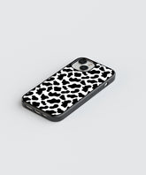 Black and white animal print iPhone case with a sleek protective design for My Store