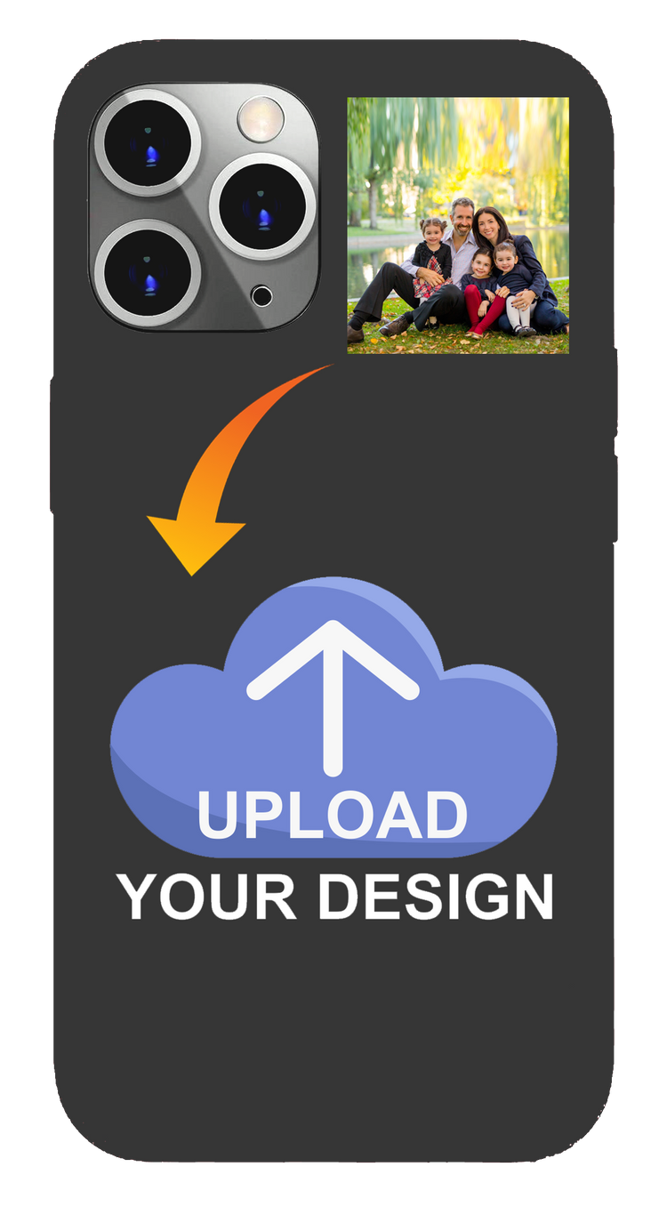 StayCase custom glass phone case with an area to upload your design or photo