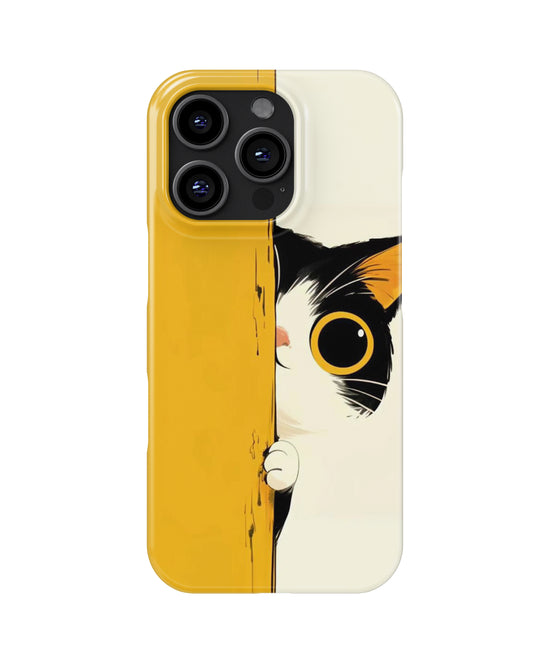😻 Case 8: The "Peek-a-Boo Kitty" Snap Case (S1) 💛