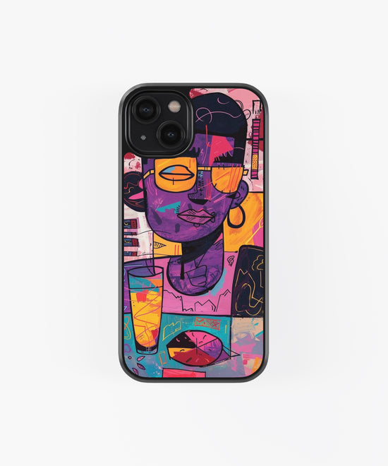Girl Illustration Collections Glass Phone Case