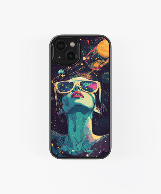 Girl Illustration 4 Glass phone Case