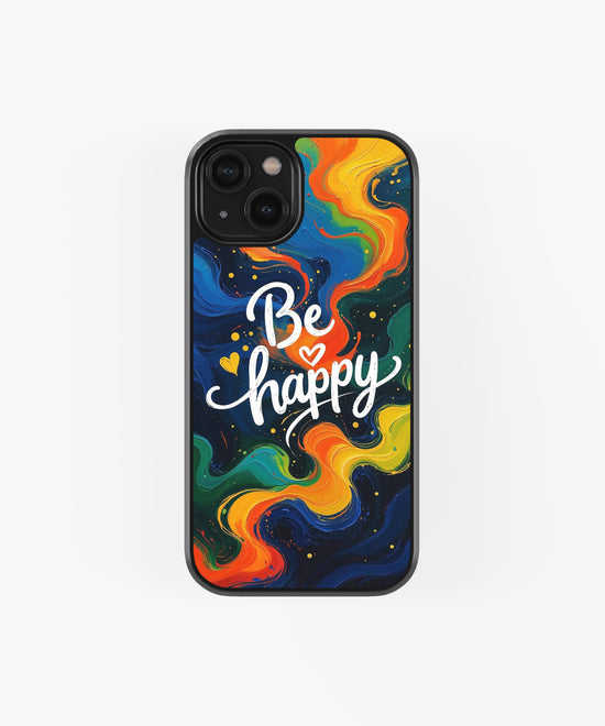 Be Happy Collection Glass phone case