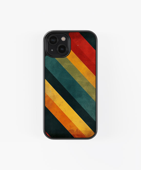 Color Lines Glass Phone Case